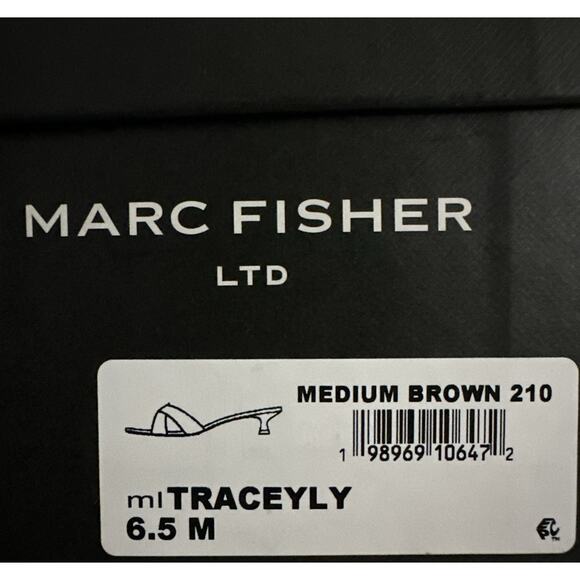 Marc Fisher LTD Women's Heeled Sandals Shoes Medium Brown 210 Traceyly Size 6.5M - Picture 7 of 8